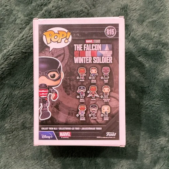 Funko Pop! US Agent Figure in Black, Red, White, Gold Accents - Picture 3 of 6